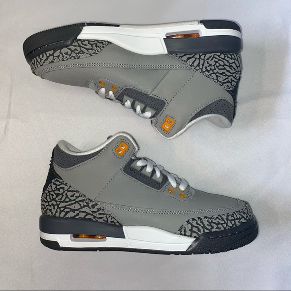 Nike Air Jordan 3 Retro GS Cool Grey 5.5Y 7W - Picture 3 of 5